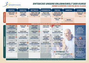 Kursplan „Herbst & Winter 2026“ • Sportpark Eppingen